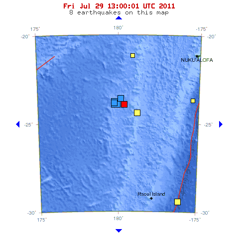 Quakes near Raoul 180_-25